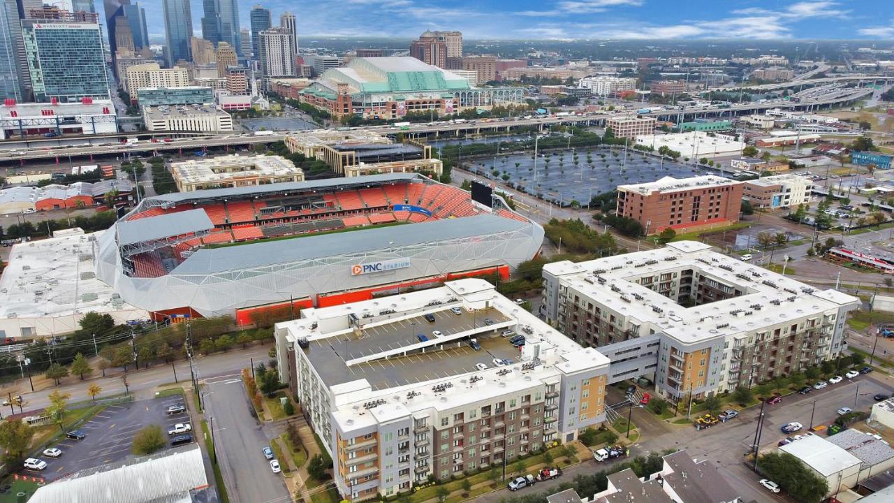 U1 Penthouse Downtown Houston Rental Car Available Apt 1Br 1Bth Gym Sleep Good Exterior foto